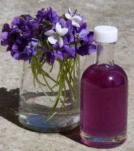 Violet syrup, used both for cure and for pleasure. Credit: annewheaton,co.uk